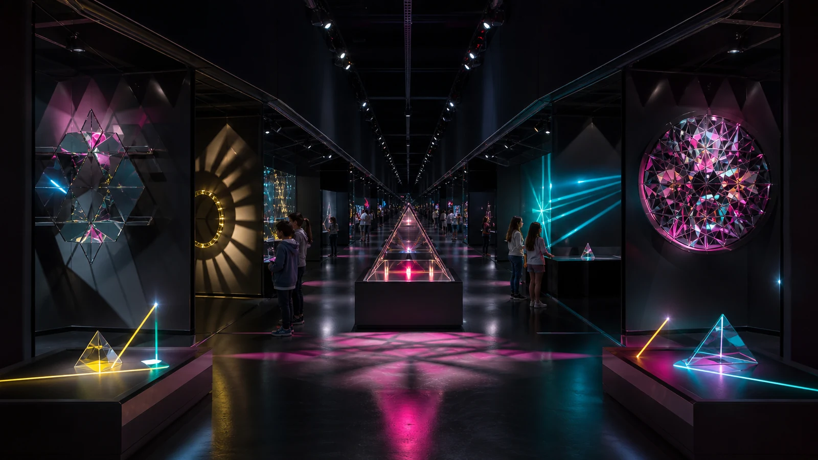 Light, Optics & Perception in a modern children's museum or science center Light, Optics & Perception in a modern children's museum or science center